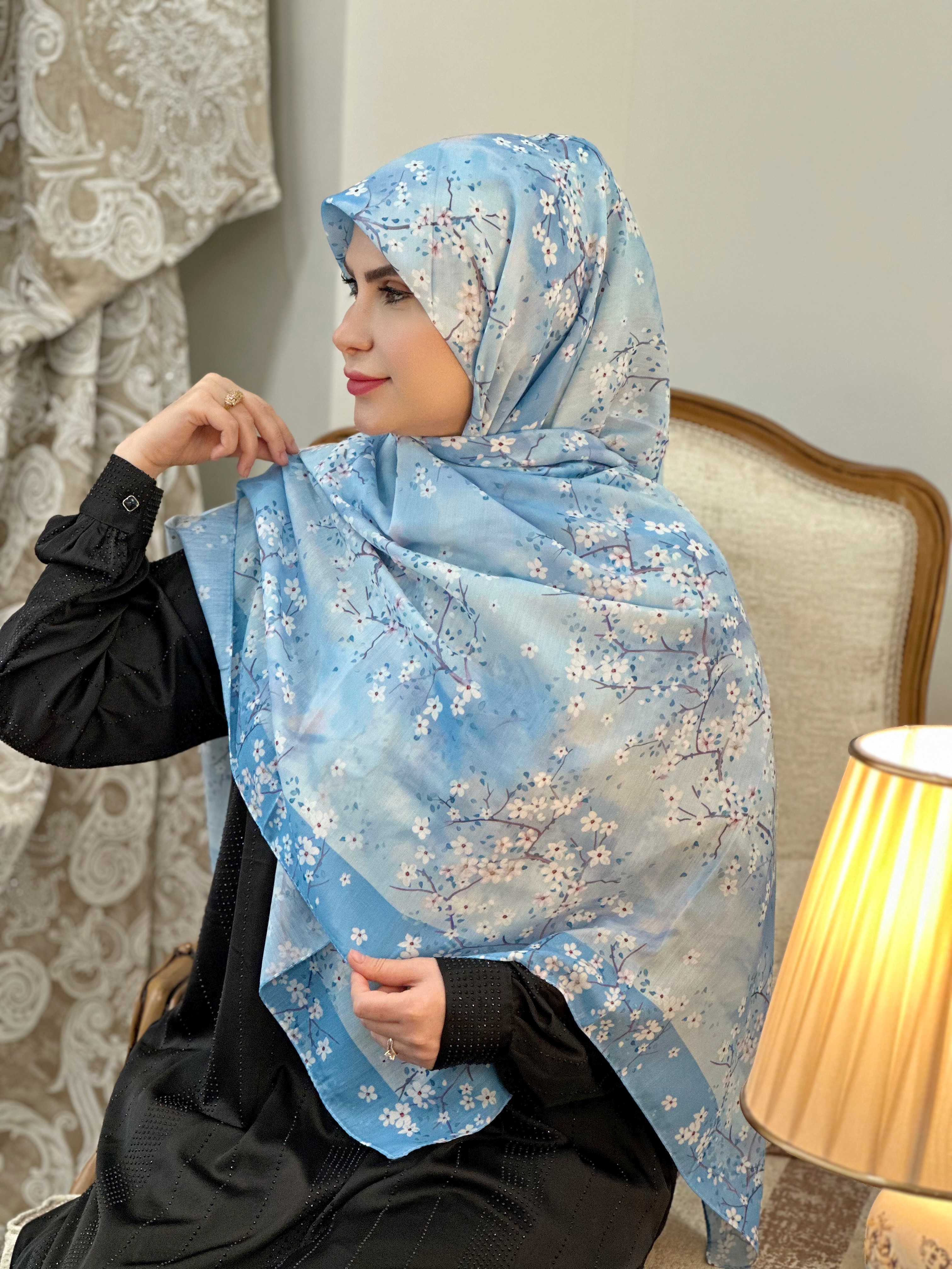 روسری نخی بهاری