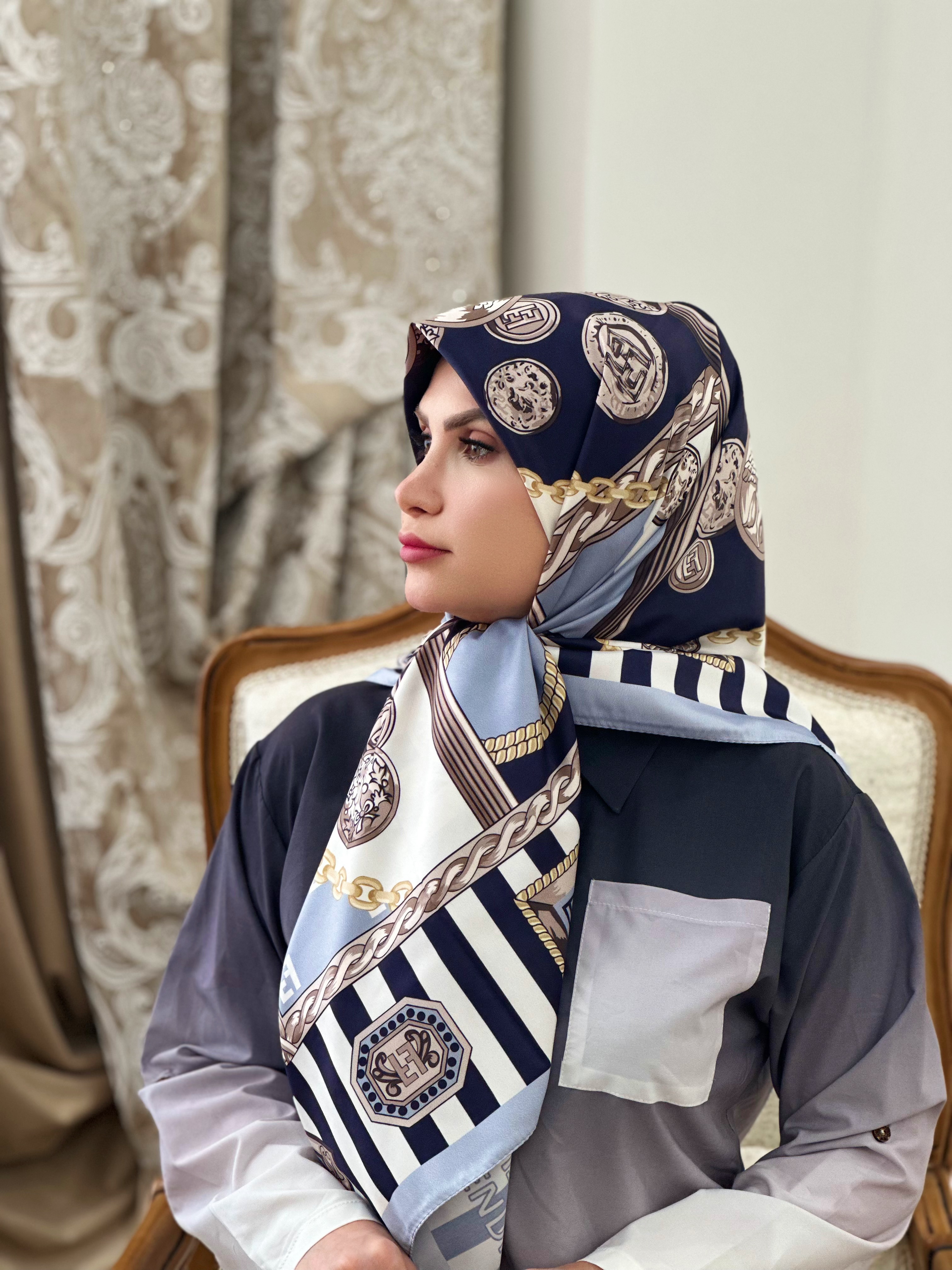 روسری ابریشم میناز