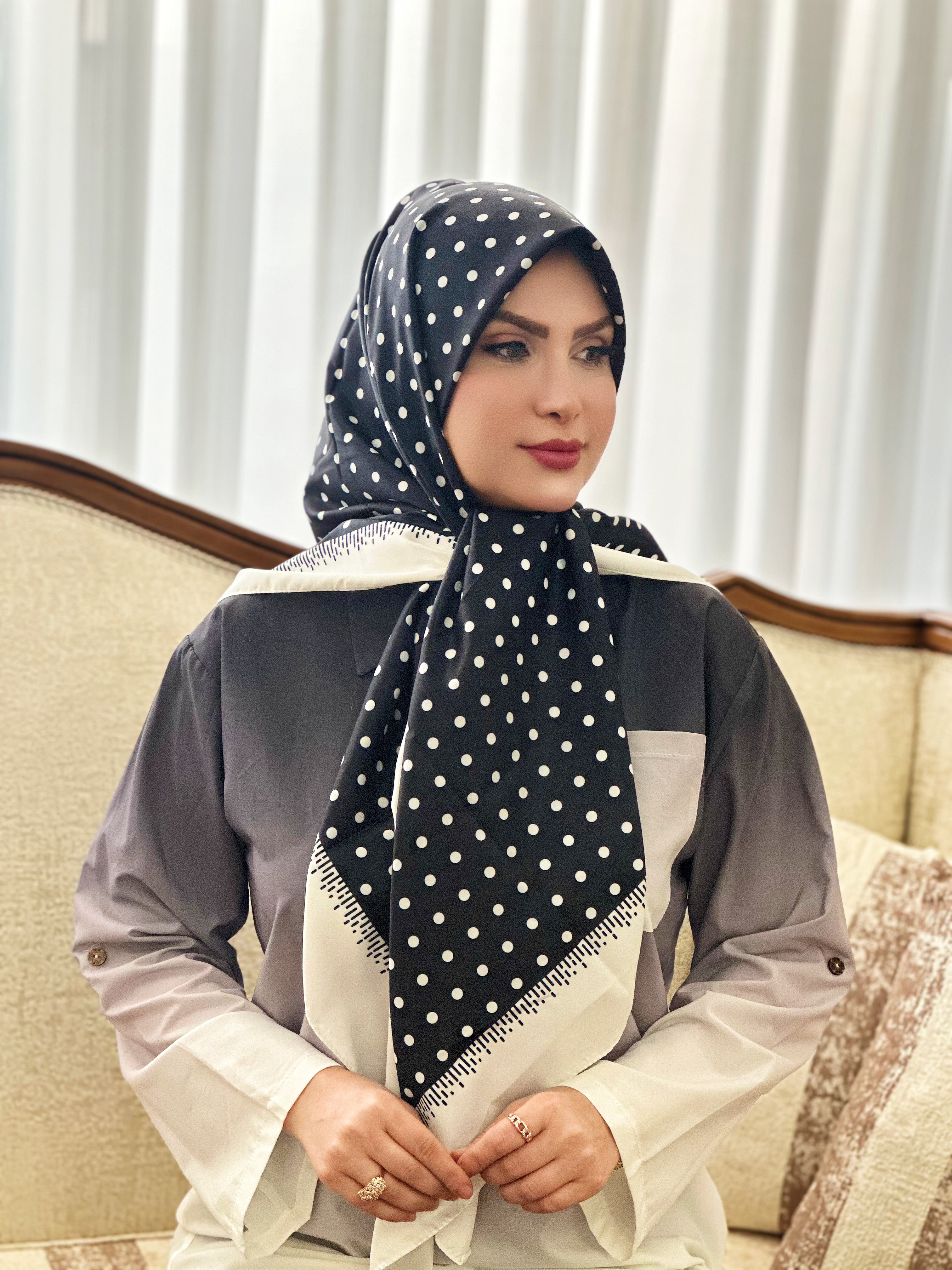 روسری ابریشم شانلی